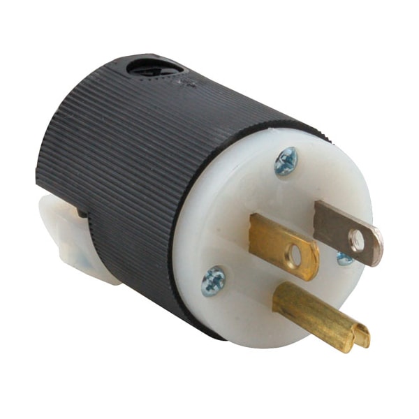 Hubbell 15A Straight Plug  (Nema 5-15P)